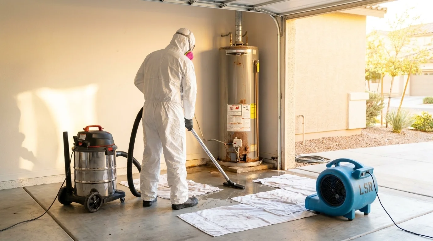 24/7 Emergency Water Heater Flood Cleanup in Henderson